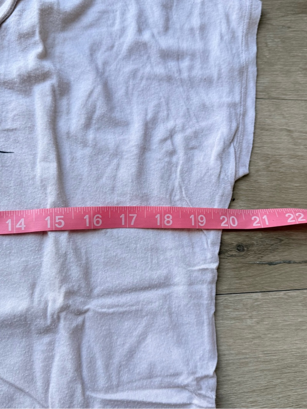 Teeology Graphic Tee with French Light Pink wide off shoulders slouchy relaxed - Picture 7 of 10